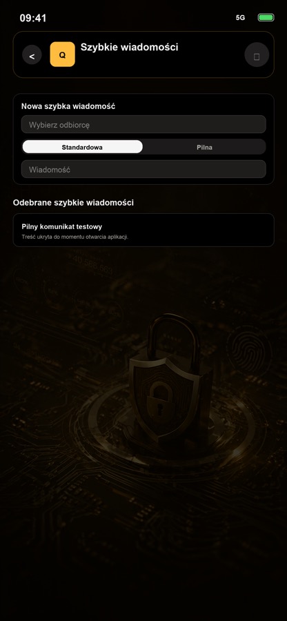 Szybkie wiadomości i alerty